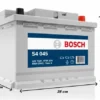 Bosch S4 045 12V 71Ah 670A (EN) Basık Tip Akü (Opel-Ford Gibi)