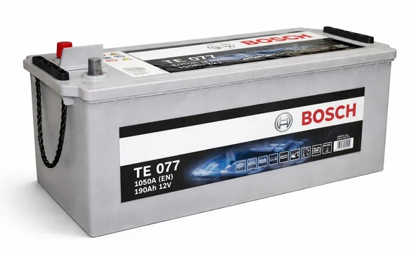 Bosch TE 077 190Ah 1050A (EN) EFB Akü Bosch TE 077 190Ah 1050A (EN) EFB Akü