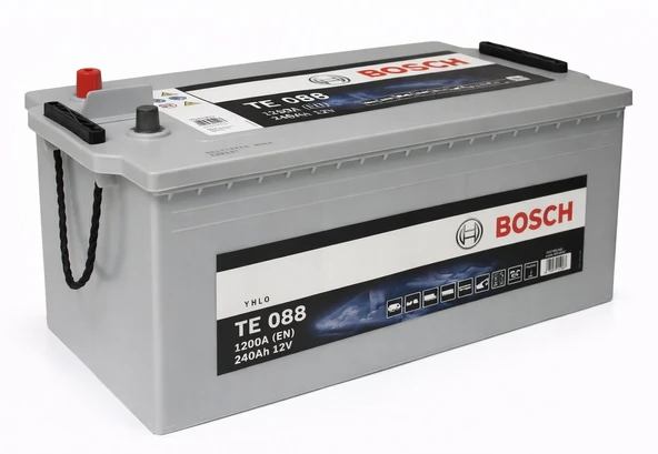 Bosch TE 088 240 Ah 1200A (EN) EFB Akü Bosch TE 088 EFB 240Ah 1200A (EN) Akü