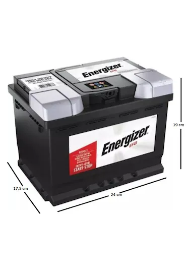 Energizer 12V 60Ah EFB 640A (EN) Varta Akü Üretimi Akü