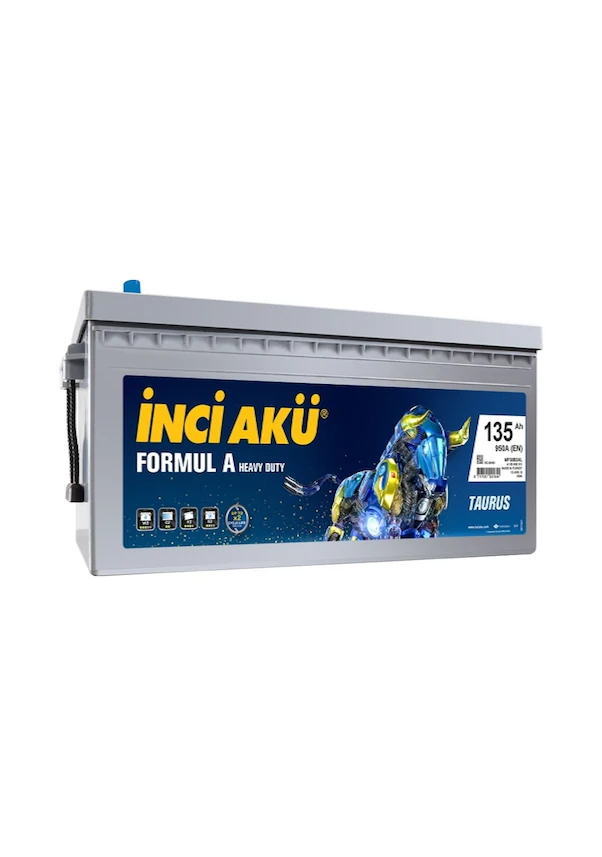 İnci Formul A Heavy Duty 12V 135Ah 950A (EN) Akü
