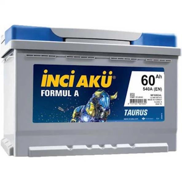 İnci Formul A Taurus 12V 60Ah 540A (EN) Akü