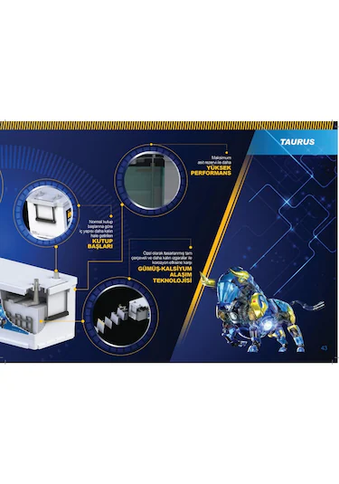 Inci Akü Formul A Taurus 12V 180Ah 1200A (EN) Akü