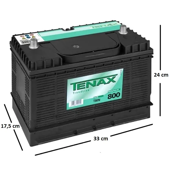 Tenax 12V 105Ah 800A (EN) Varta Akü Üretimi Akü