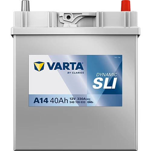 Varta Blue Dynamic A14 12V 40Ah 330A (EN) İnce Kutup Akü