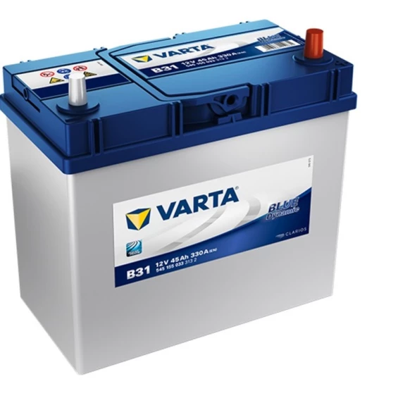 Varta Blue Dynamic B31 12 V 45 Ah 330 CCA Akü Varta Blue Dynamic B31 12V 45Ah 330A (EN) Akü
