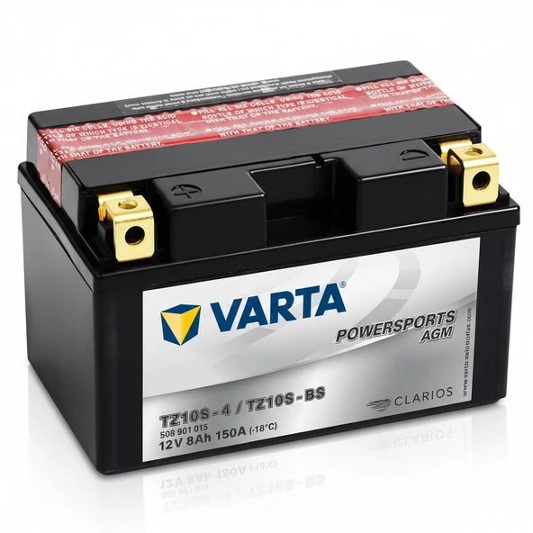 Varta Powersports AGM TTZ10S-BS 12V 8Ah 150A Motosiklet Aküsü
