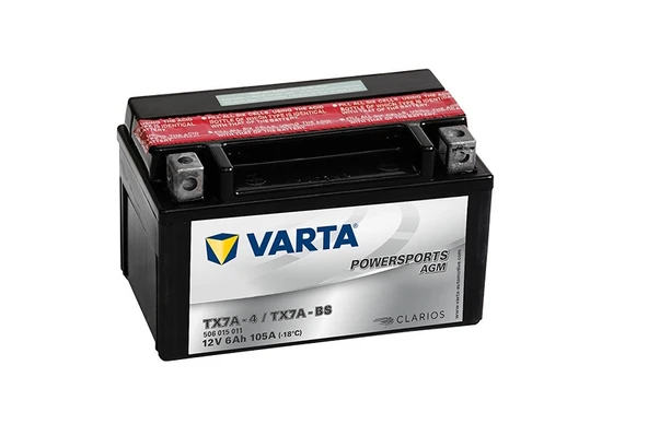 Varta Powersports AGM YTX7A-BS 12V 6Ah Motosiklet Aküsü