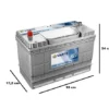 Varta Promotive Black H17 12 V 105 Ah 800Cca Akü ÖLÇÜLÜ Varta Promotive SLI H17 12V 105Ah 800A (EN) Akü