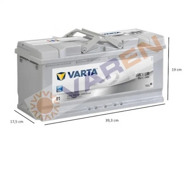 Varta Silver Dynamic I1 12V 110Ah 920A (EN) Akü