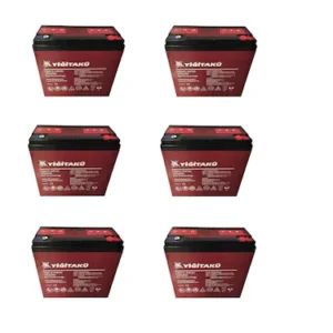 Yiğit 12v 24 Ah Jel Motorsiklet Akü 6'lı Set Yiğit 12V 24Ah Elektrikli Bisiklet Aküsü 6'lı Set