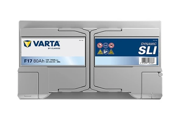 Varta Blue Dynamic F17 12V 80Ah 740A (EN) Akü
