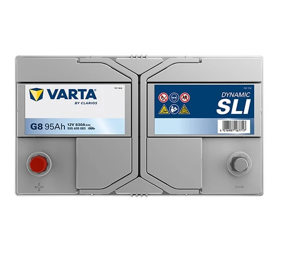 G8 YENİ KASA ÜST Varta Blue Dynamic G8 12V 95Ah 830A (EN) Ters Kutup Akü
